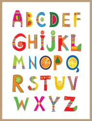 Постер "Английский алфавит"